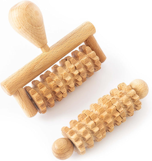 Body and Face Roller, Multi-Functional Wooden