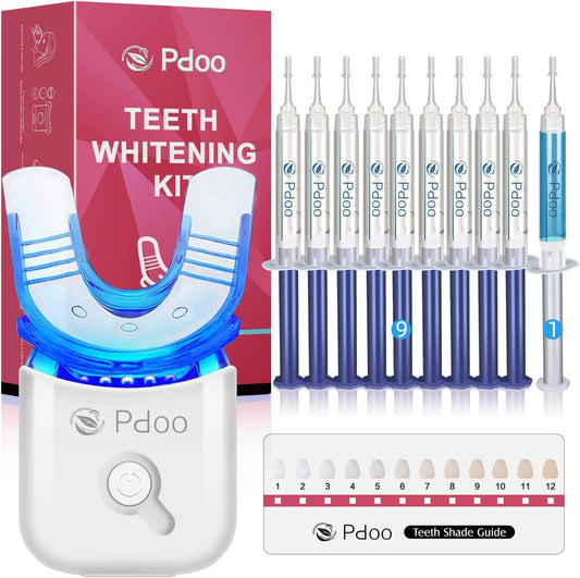 Teeth Whitening Kit with LED Lights 
